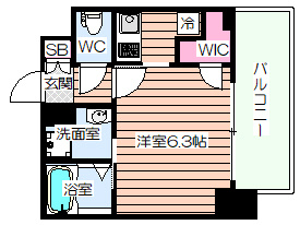 【間取り】 | エスリード阿波座レジデンス