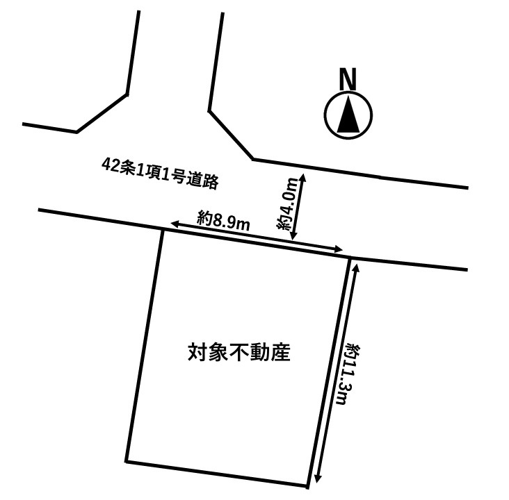 伏石町　土地