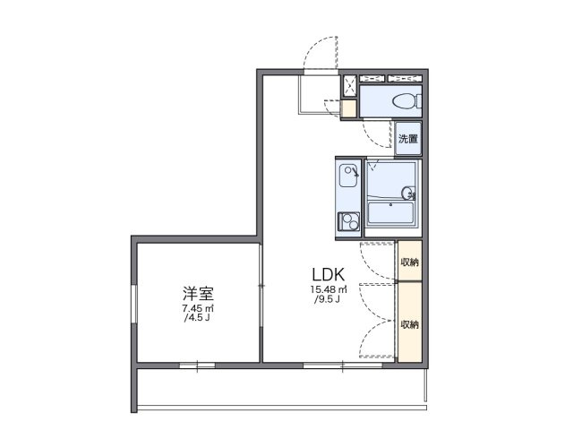 レオパレスＡＫＩＹＡＭＡの間取り
