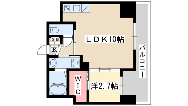 【間取り】 | アドバンス江坂ラシュレ