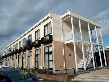 レオパレスさくらの外観|外観もきれいです