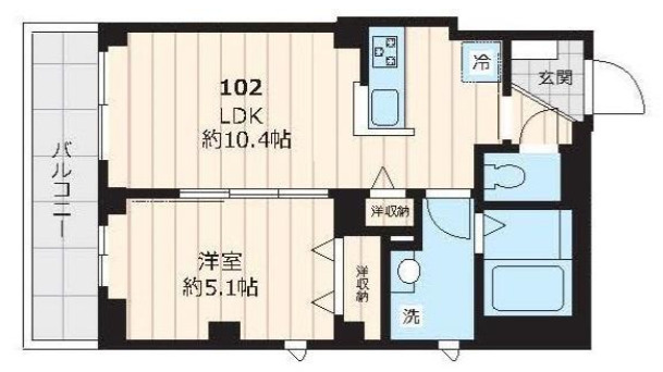 メゾンパルクの間取り