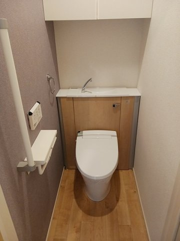 サン　クレールのトイレ|シンプルで使いやすいトイレです