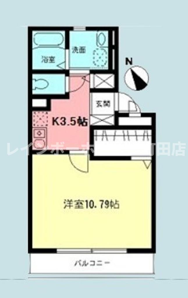 ドミール矢部※初期費用分割後払いサービス利用可能物件の間取り