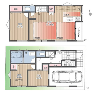 【間取り】 | 豊島区長崎5丁目　新築戸建　B号棟 9780万円