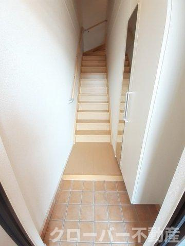レイクサイドパレスＡの玄関