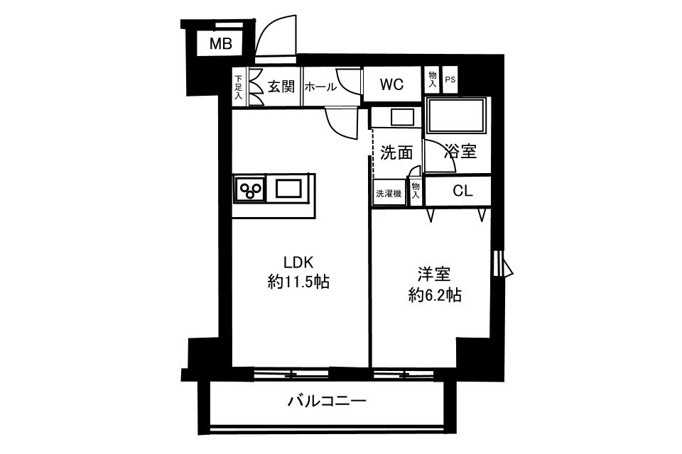 スカイコートパレス両国弐番館　【9階】の間取り