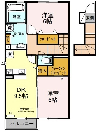 サンフルールの間取り