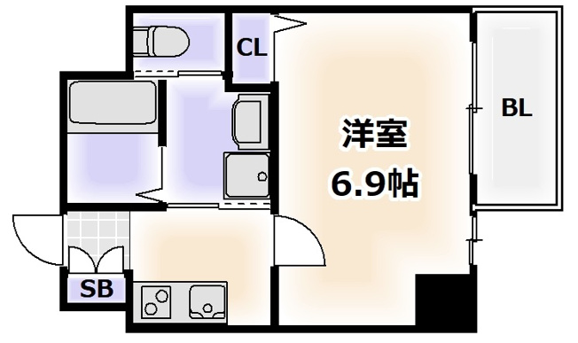 【間取り】 | クリスタルグランツ難波WEST