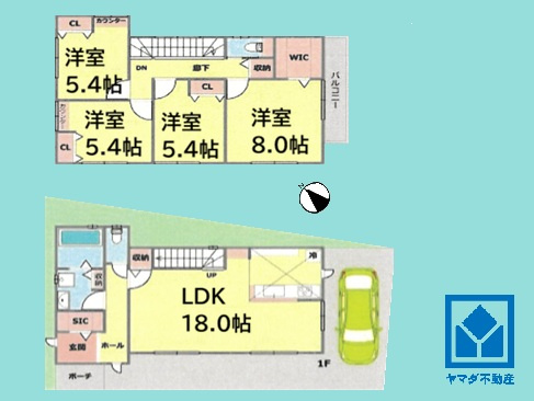 伊丹市北伊丹２丁目の間取り