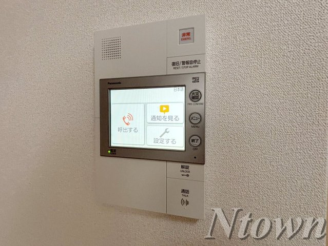 【セキュリティ】 | プレサンス鶴舞駅前レジス | モニター付きインターホンです