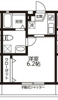 カニス本八幡の間取り