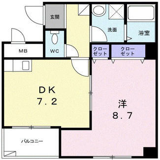 【間取り】 | ノースハイツ藤 | 間取りです。
