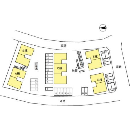 ロイヤルガーデン　Ｃの区画図