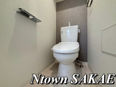 【トイレ】 | エスリード新栄デュオ | ゆったりとした空間のトイレです