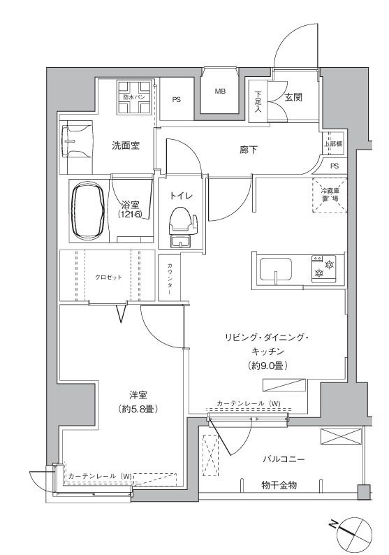 casa KEITOの間取り