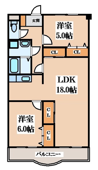 【間取り】 | パレーシャル21