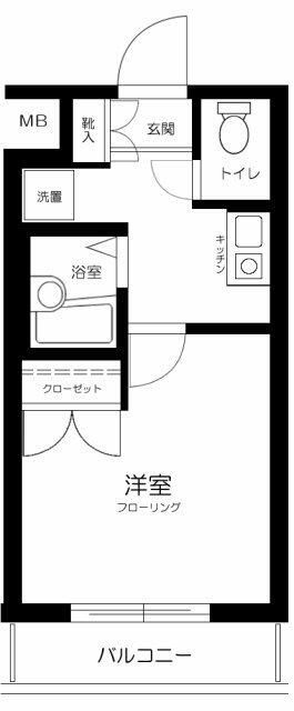 ヴェルト池袋の間取り