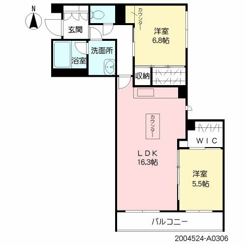 シャーメゾンステージ鳥栖の間取り|使い勝手の良い間取りです♪