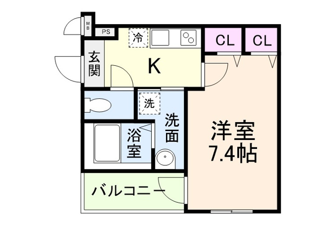 【間取り】 | フジパレス三国ヶ丘Ⅰ番館