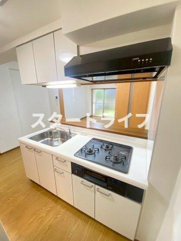 大阪市東淀川区豊新１丁目の賃貸マンションのキッチン