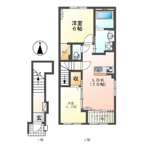 エメの間取り