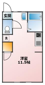 コーポ伊藤 A棟の間取り