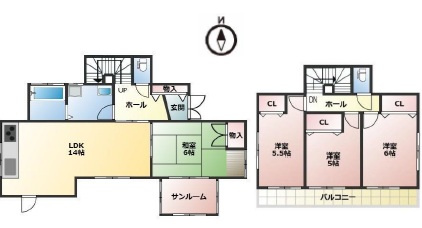 佐倉市臼井台の間取り