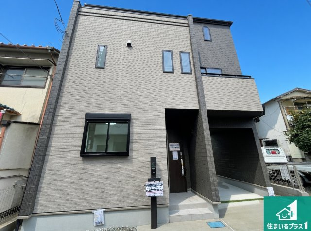 ■川西市加茂　新築一戸建ての外観|お客様に長く安心して住んでいだだける事にこだわった家づくり！住んでからのアフターサービスにもしっかりと取り組んでいます！
