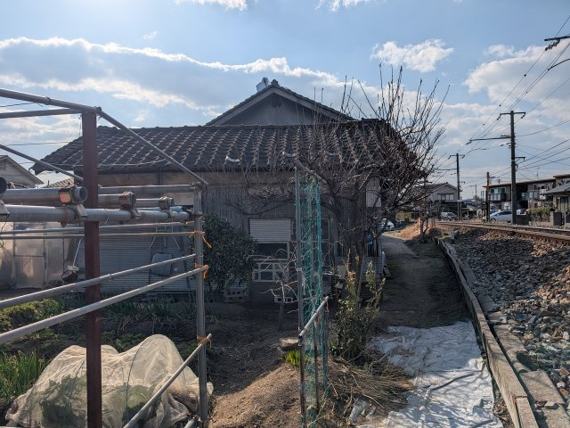神辺町道上　109.66坪の外観|現況は小屋がございます。