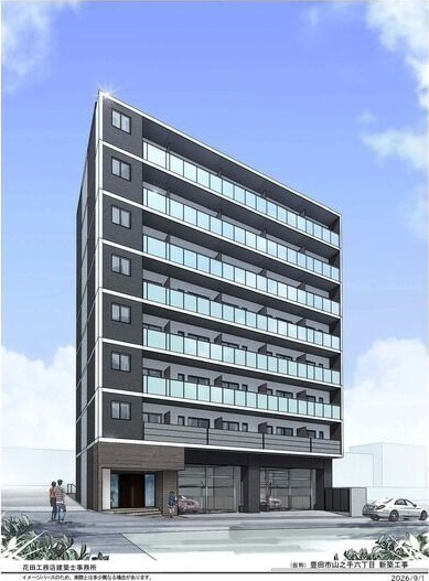 S-RESIDENCE豊田山之手alter(アルター)の外観パース