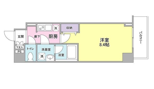 ルミエール門前仲町の間取り|間取りです。