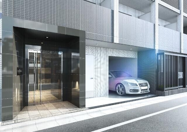 ＡＲＫＭＡＲＫ三軒茶屋のエントランス|清潔なエントランスです