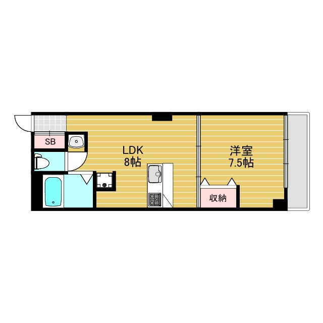 クレスト豊新の間取り