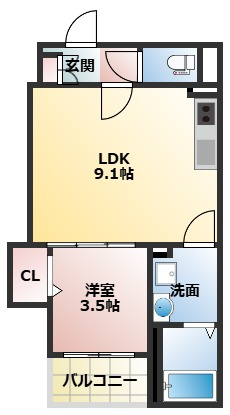 レジーナ寝屋川の間取り