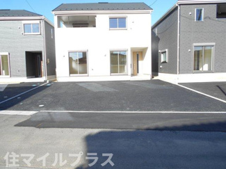 【駐車場】 | 郡山市横塚6丁目新築一戸建て5棟 | 車をお持ちの方に嬉しい駐車場付きの物件です