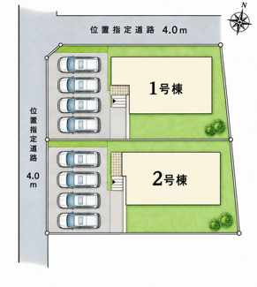 【区画図】 | ☆☆☆新築分譲　いわき市金山町　全２棟！！長期優良住宅！！ | 区画図イメージです