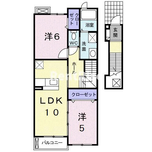 サンタ　モニカの間取り|間取図