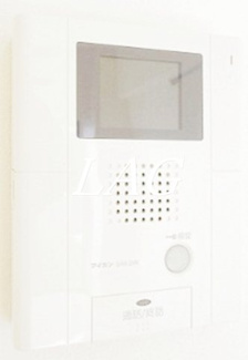 【セキュリティ】 | 上水南アパートメント | モニター付きインターフォンです。