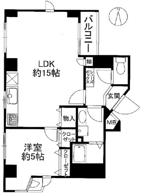 グランドシーズ天満橋の間取り|グランドシーズ天満橋　間取り