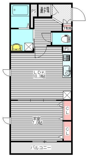 メゾンリビオンの間取り
