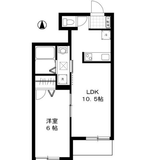 ステラート中央の間取り