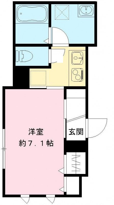 ミラコルド三軒茶屋の間取り|間取りです。