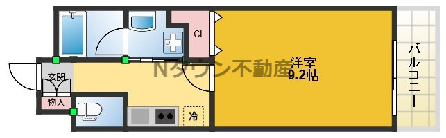 【間取り】 | 千種アヴァンギャルドプレイス | 間取りです。