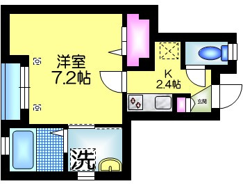 ハーモニーの間取り|★角部屋２面窓★