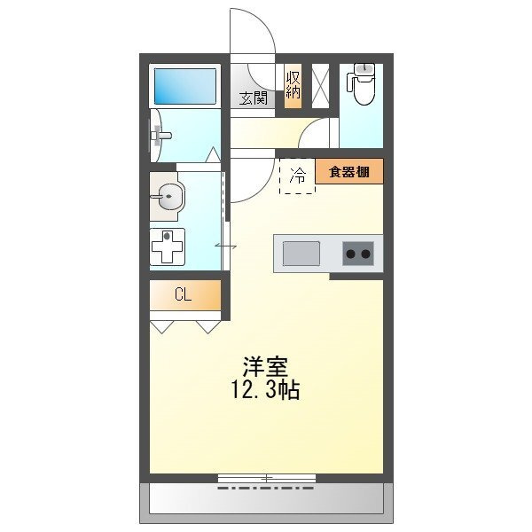 ベルクレスト大岩参番館の間取り