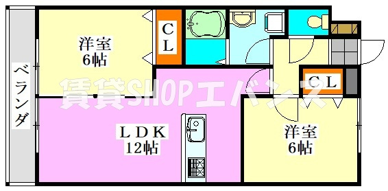 【間取り】 | グローバルヴィラ五番館