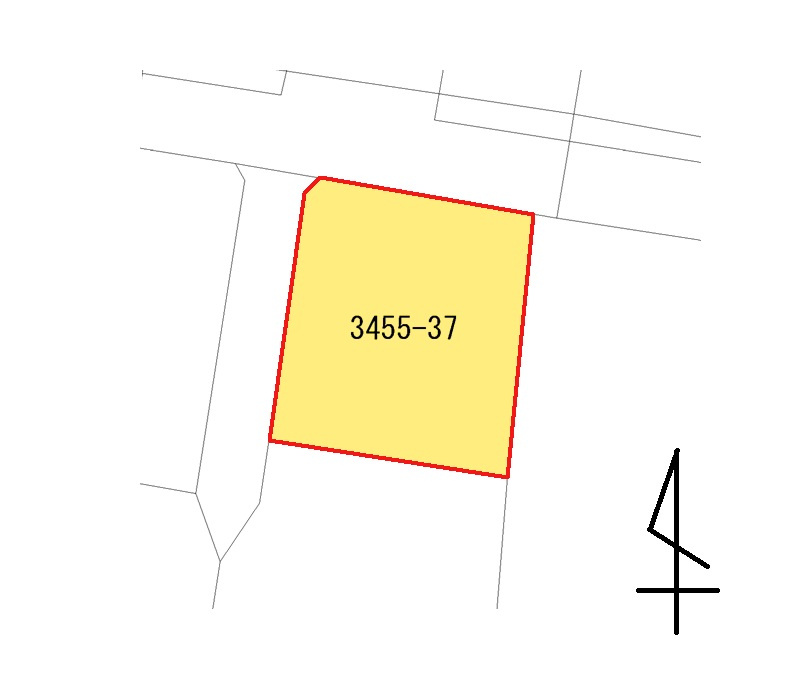 桐生市新里町新川　売地の土地図