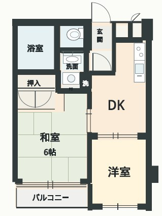 ＫＴビルの間取り|間取りです。