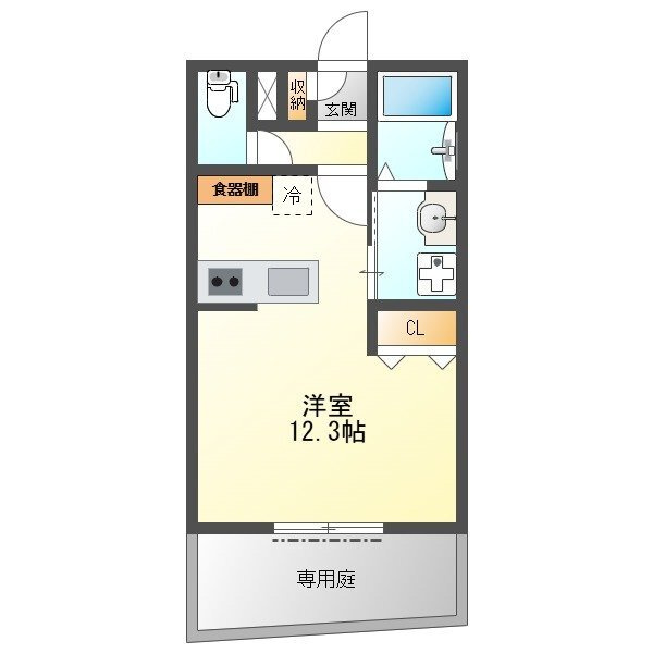 ベルクレスト大岩参番館の間取り